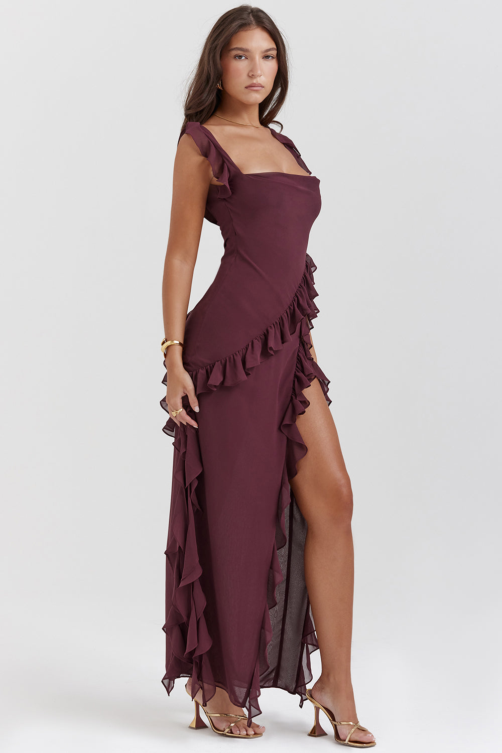 Macy | Dazzling Dress with Ruffles