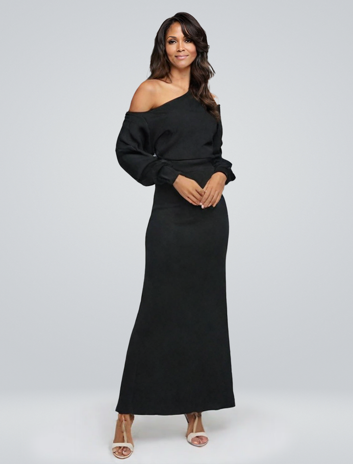 Hélène | One-Sleeve Dress