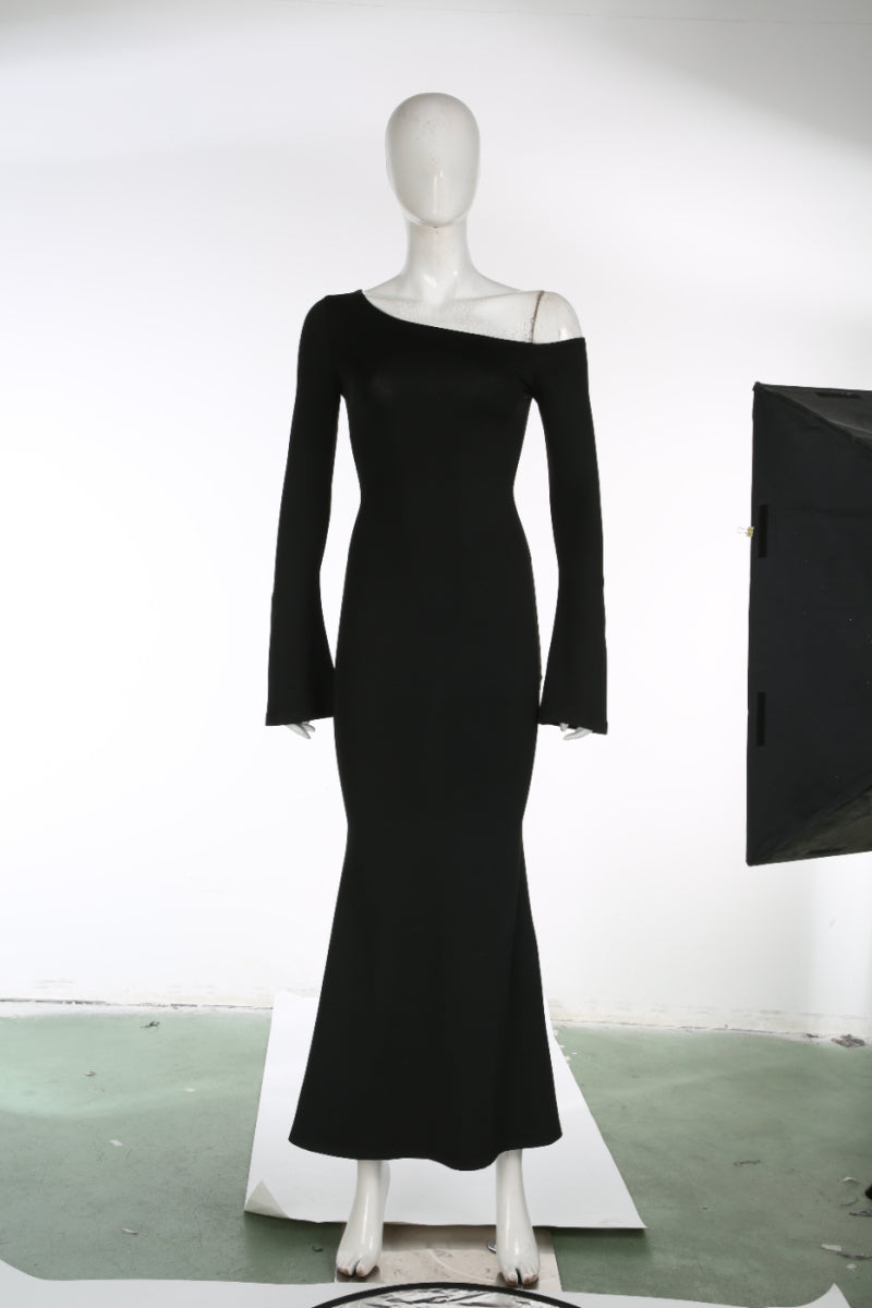 Hélène | One-Sleeve Dress