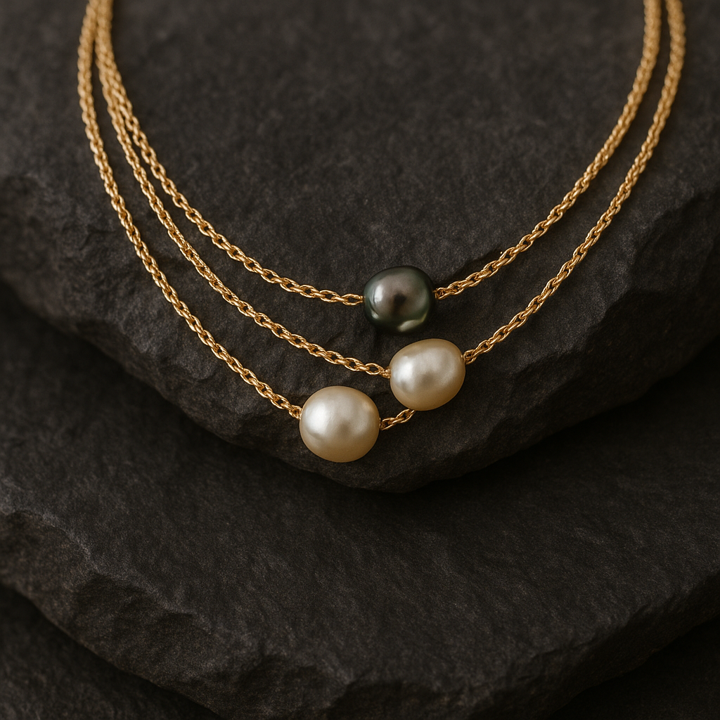 Emi - 3 Pearl Necklace