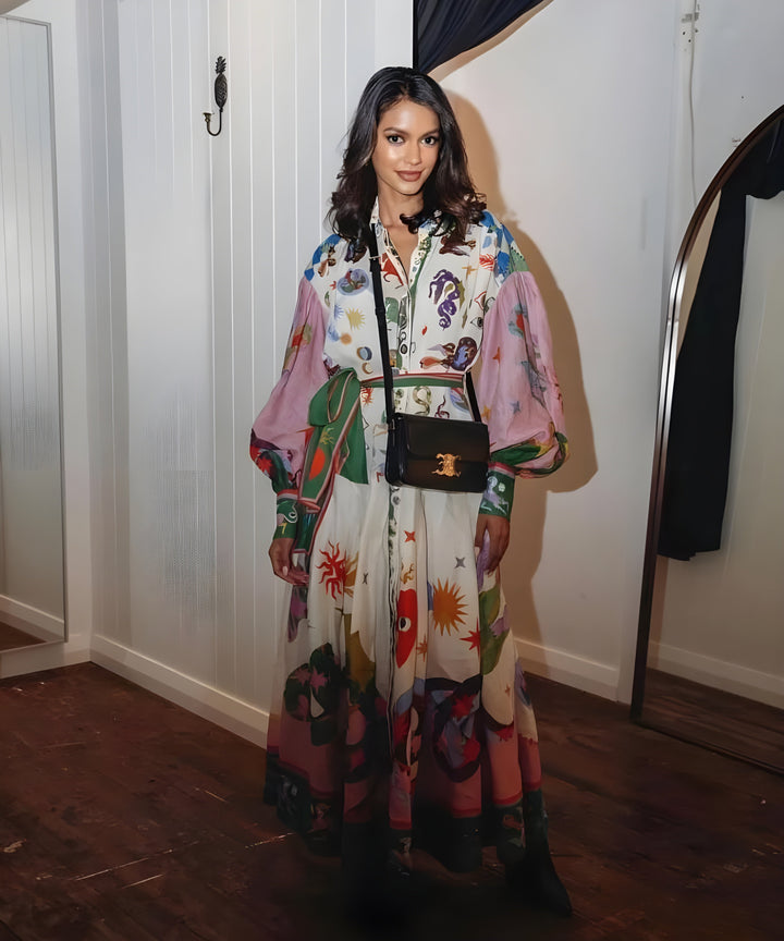 Bastonia™ | French Long Dress