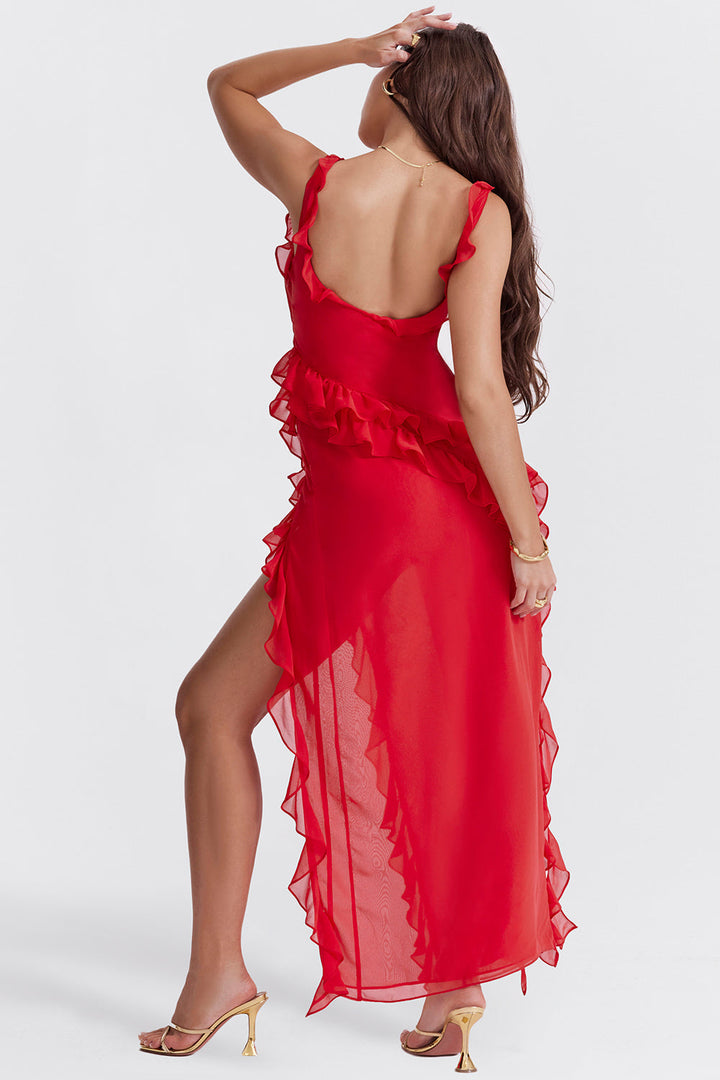 Macy | Dazzling Dress with Ruffles