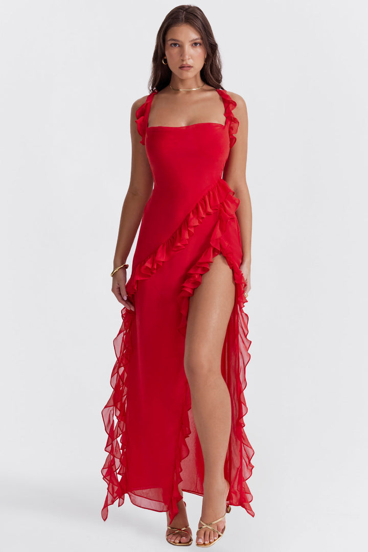 Macy | Dazzling Dress with Ruffles