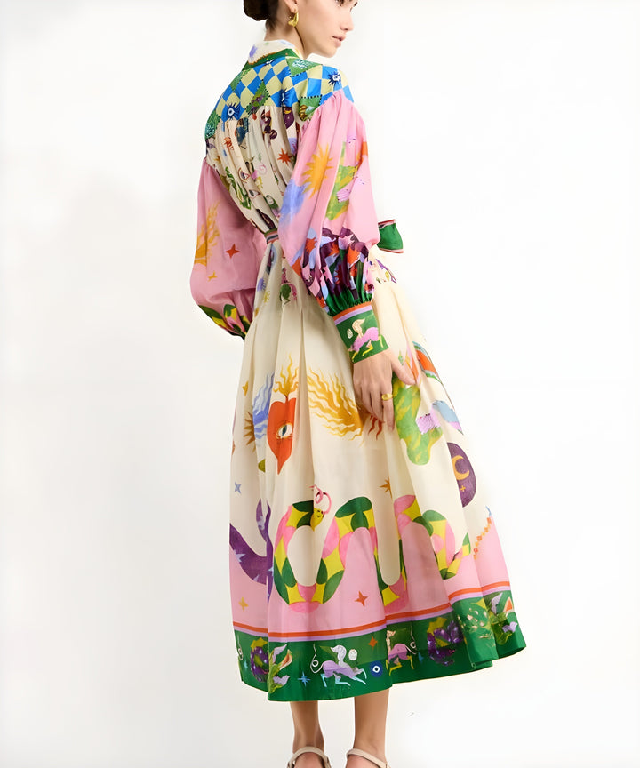 Bastonia™ | French Long Dress
