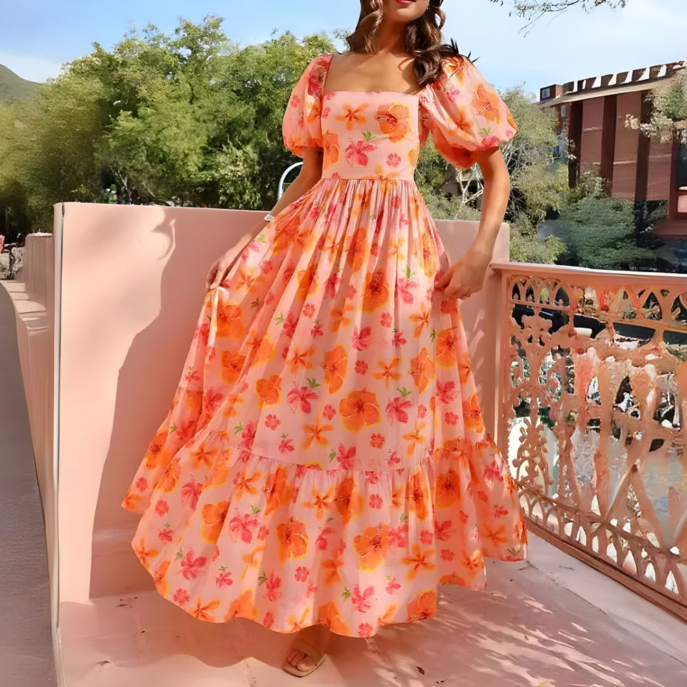 Dagfrid™ | Elegant Maxi Dress with Flattering Cut and Summery Comfort